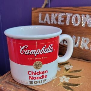 🛒🛍️💥Vintage 2000 Campbells chicken noodle soup mug perfect condition no fla